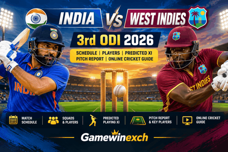 India vs West Indies 3rd ODI 2026